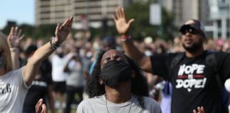 Juneteenth Pray Mask