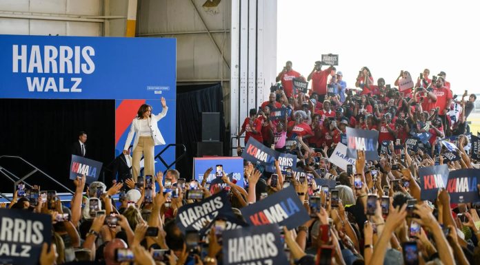 Kamala Harris And Tim Walz Rally