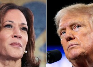 Kamala Harris and Donald Trump