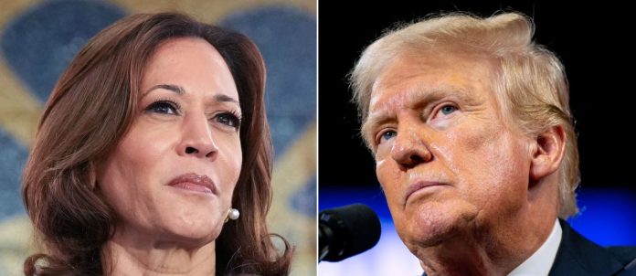 Kamala Harris and Donald Trump