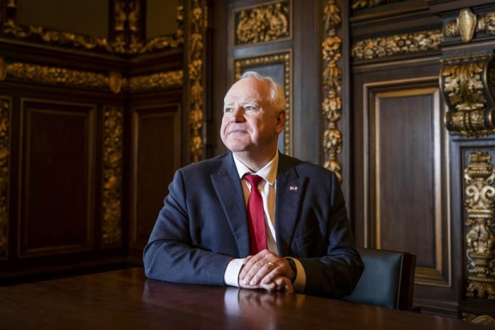 Gov Tim Walz of Minnesota