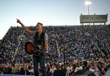 Bruce Springsteen At Kamala Harris Rally