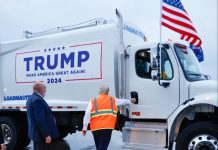 Trump Garbage Truck