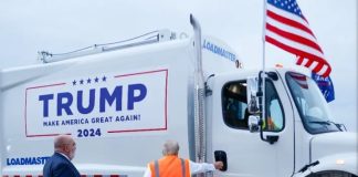 Trump Garbage Truck