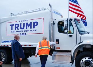 Trump Garbage Truck