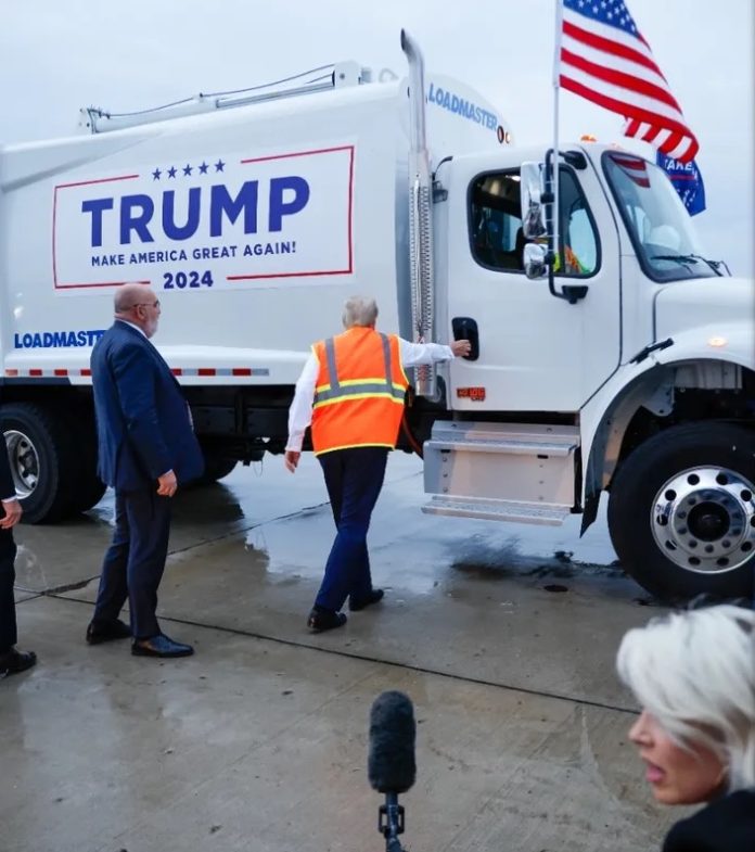 Trump Garbage Truck